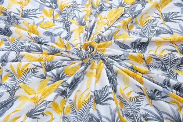 144_TC_Cotton_Fitted_Bedsheets_King_Size_with_2_Pillow_Covers_|_6ft_x_6.5ft_|_Flamingo_&_Stripes_-_Grey_&_Yellow