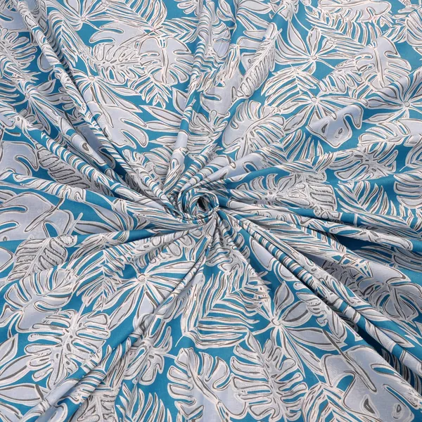 144_TC_Single_Bedsheet_Cotton_with_1_Pillow_Cover_|_Blue_&_White