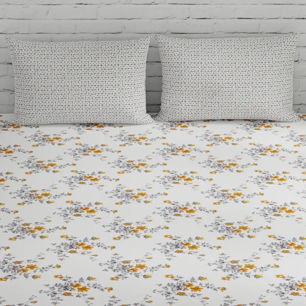 144_TC_King_Size_Bedsheet_Cotton_with_2_Pillow_Covers_|_108x108_inch