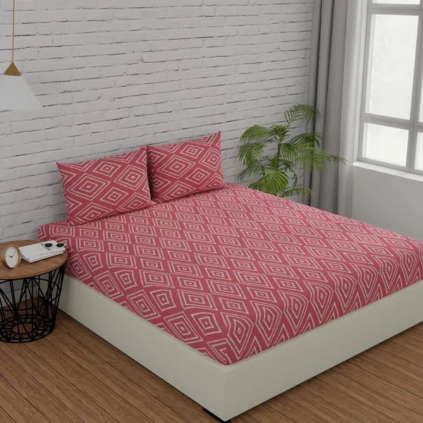 144_TC_Elastic_Fitted_Cotton_Bedsheets_Double_Size_with_2_Pillow_Covers_|_60_x_78_inches