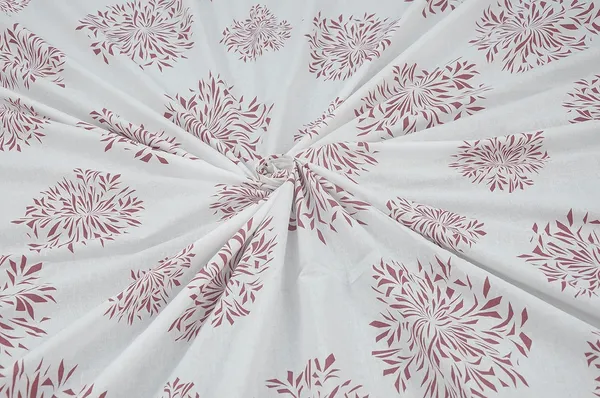 144_TC_Cotton_Fitted_Bedsheets_King_Size_with_2_Pillow_Covers_|_6ft_x_6.5ft_|_White_&_Mauve