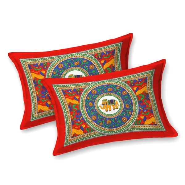 Cotton_Sanganeri_Jaipuri_Print_Double_Bedsheet_with_2_Pillow_Cover_(_Red)