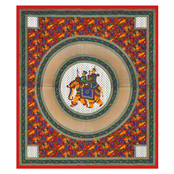 Cotton_Sanganeri_Jaipuri_Print_Double_Bedsheet_with_2_Pillow_Cover_(_Red)