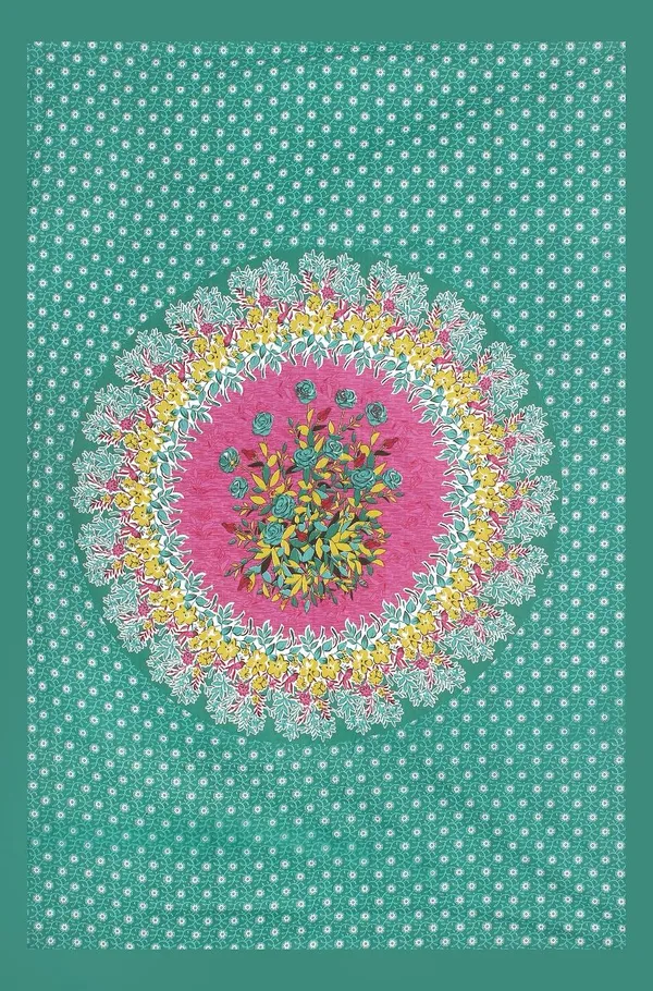 Floral_Flat_Cotton_Single_Bedsheet_with_1_Pillow_Covers___(Pack_of_1,_Green)