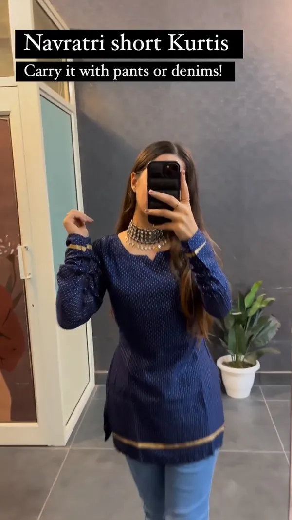 Blue_Cotton_Printed_Kurti