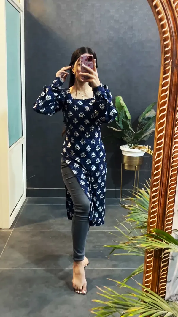 Printed kurtis online sales