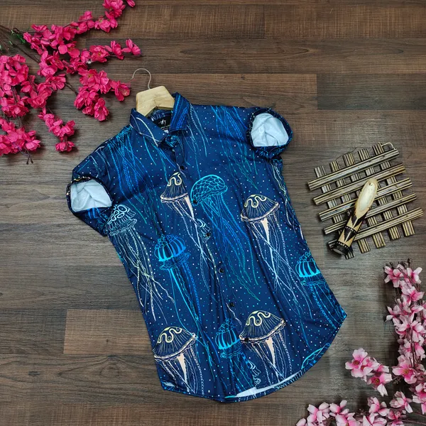 Navy_Lycra_digital_printed_Half_sleeve_Shirt