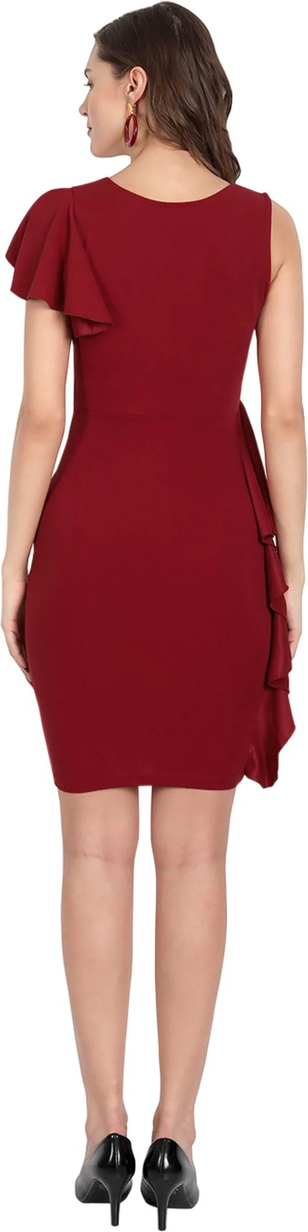 Fler_Sleeve_Bodycon_Dress-Trendy_Fashion_Collection