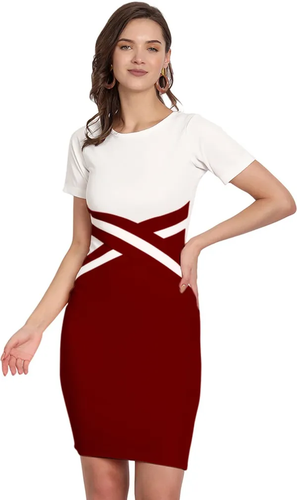 Cross_Belt_Color_Block_Bodycon_Dress-Trendy_Fashion_Collection