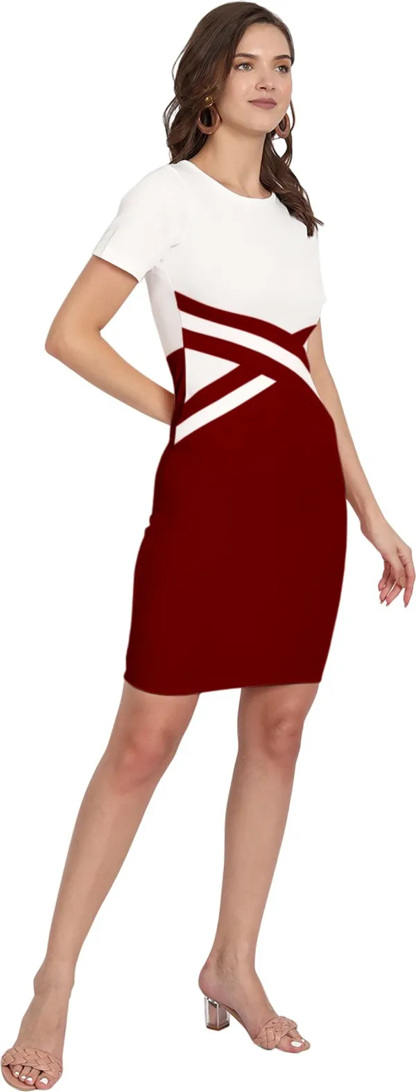 Cross_Belt_Color_Block_Bodycon_Dress-Trendy_Fashion_Collection