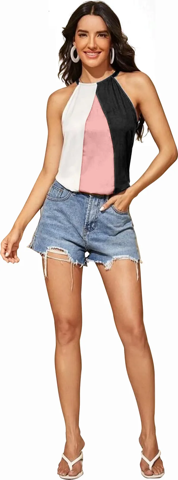 Women's_Sleeveless_Polyester_Round_Neck_Crop_Top