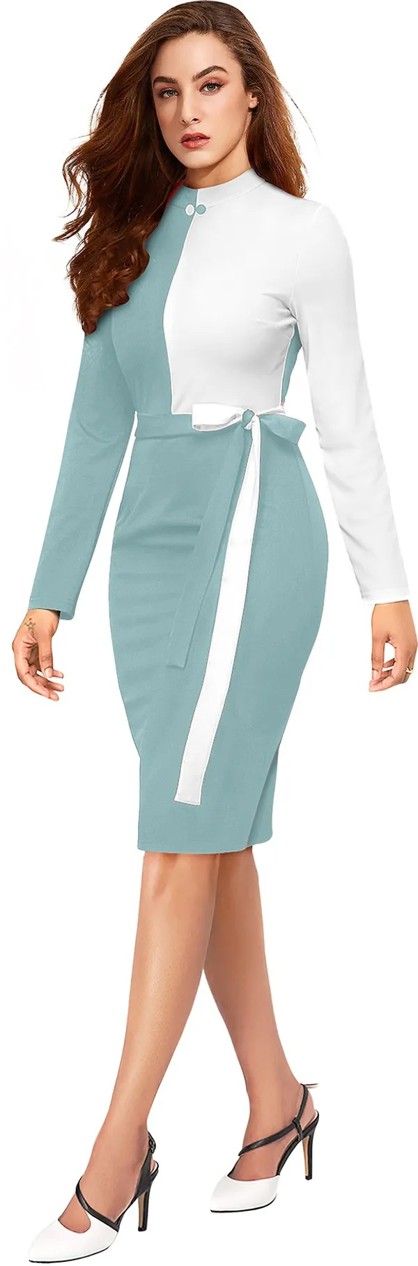 Bodycon_Dress_For_Women_With_Belt-Trendy_Fashion_Collection