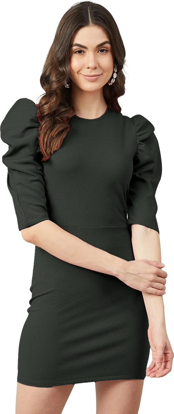 Puff_Sleev_Dress-Trendy_Fashion_Collection
