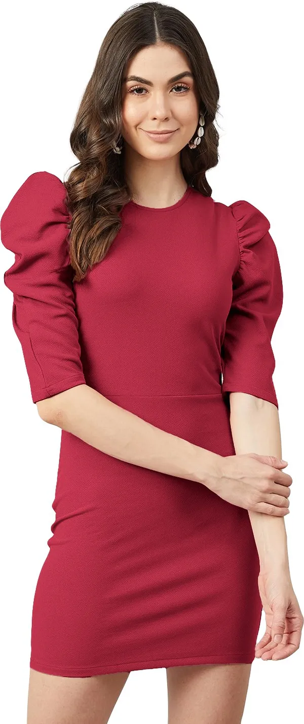 Puff_Sleev_Dress-Trendy_Fashion_Collection
