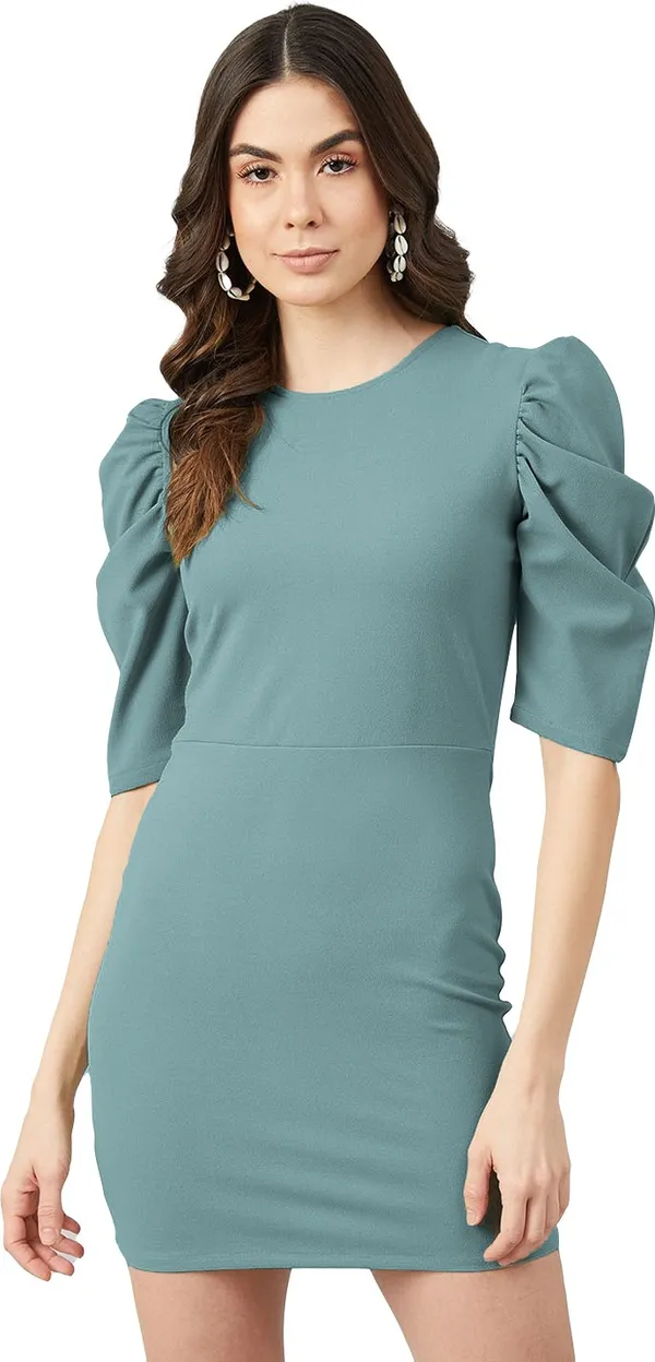 Puff_Sleev_Dress-Trendy_Fashion_Collection