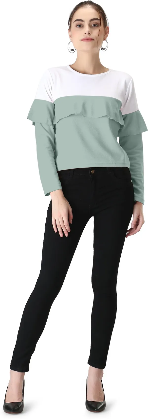Round_Neck_Polyester_Top_For_Women-Trendy_Fashion_Collection