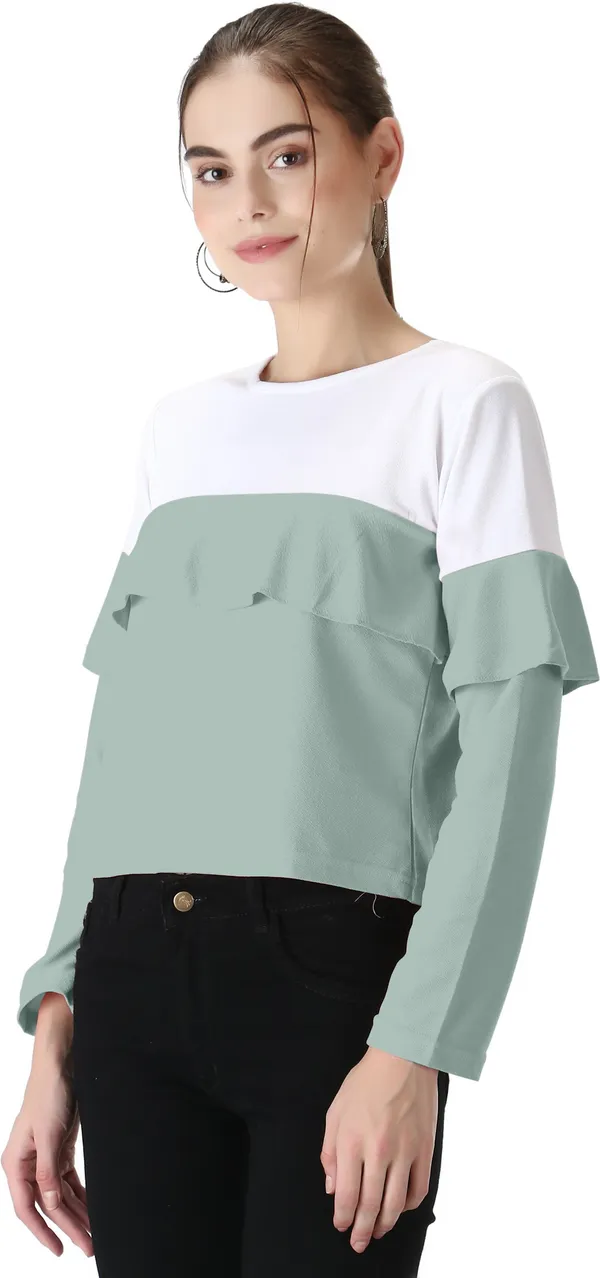 Round_Neck_Polyester_Top_For_Women-Trendy_Fashion_Collection