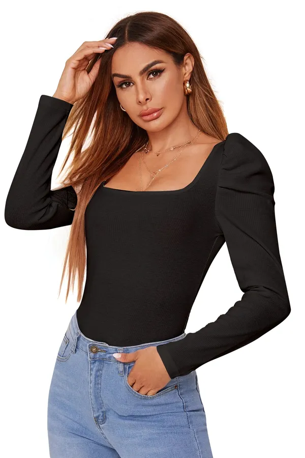Square_Neck_Full_Sleeve_Polyester_Crepe_Top