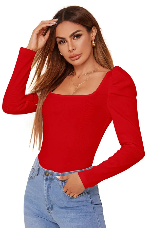 Square_Neck_Full_Sleeve_Polyester_Crepe_Top