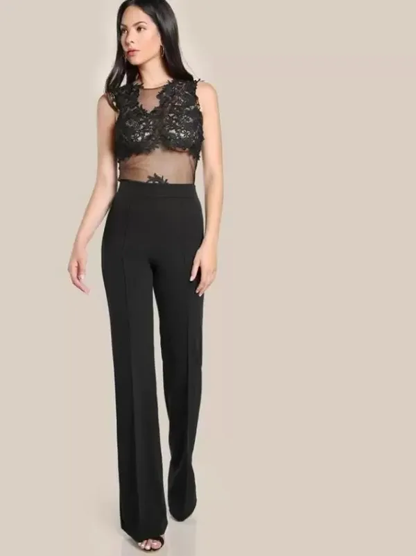 Women's_Regular_Fit_Solid_Black_Trouser
