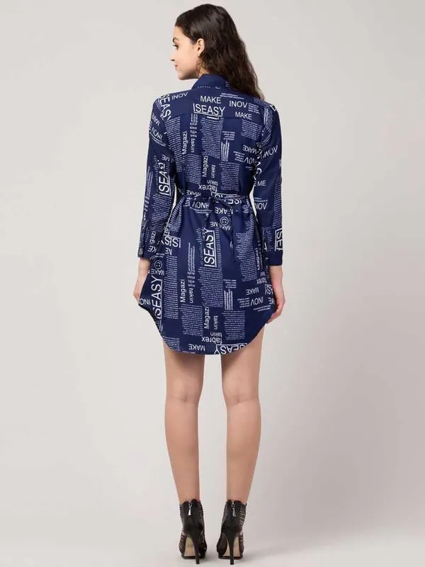 Women_Navy_Blue_&_White_Text_Paper_Printed_Spread_Collar_Casual_Shirt