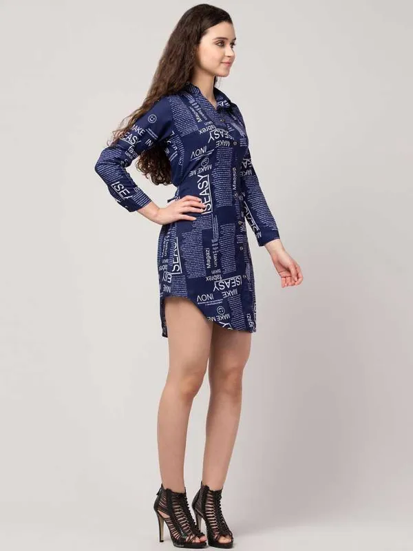 Women_Navy_Blue_&_White_Text_Paper_Printed_Spread_Collar_Casual_Shirt