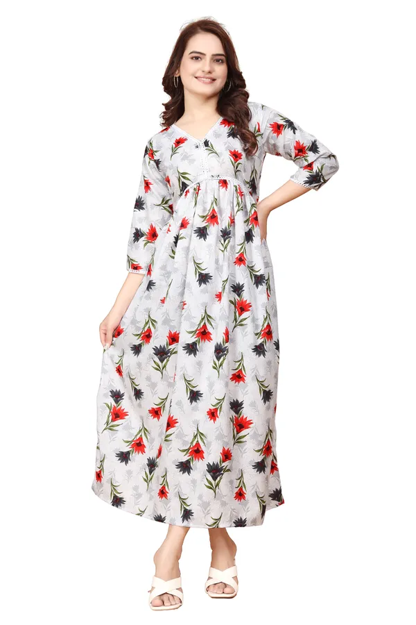 Women_Black_Crepe_Floral_Print_V-Neck_Aliya_Cut_Dress