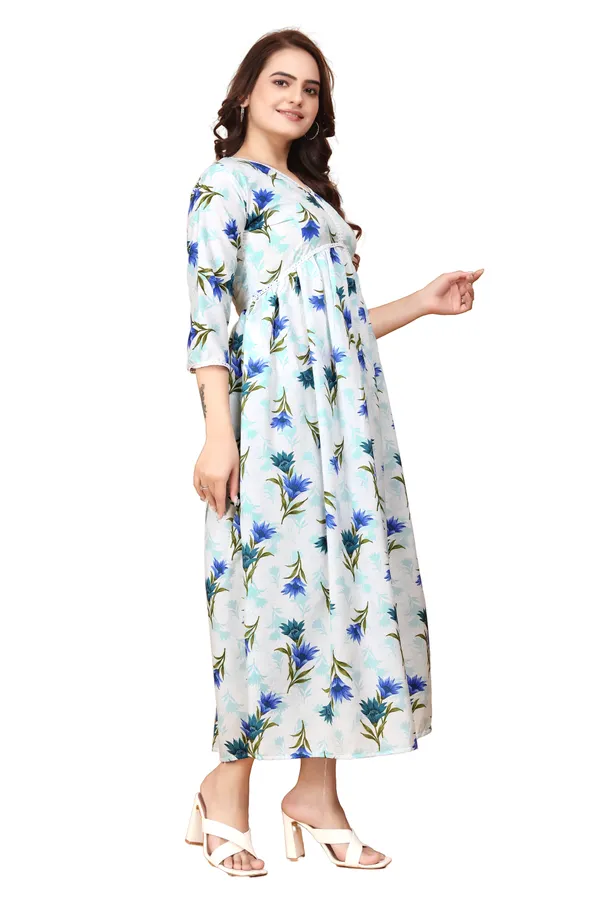 Women_Blue_Crepe_Floral_Print_V-Neck_Aliya_Cut_Dress