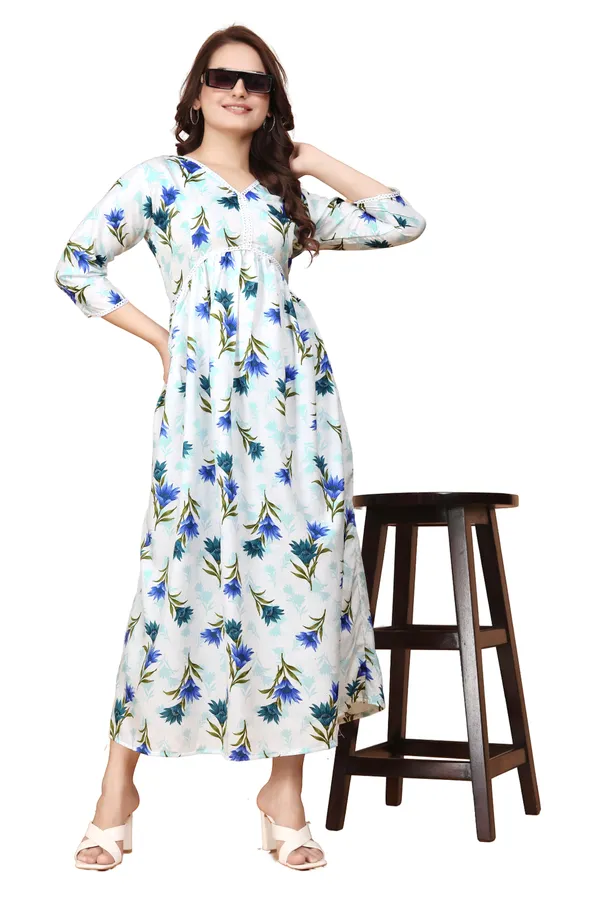 Women_Blue_Crepe_Floral_Print_V-Neck_Aliya_Cut_Dress