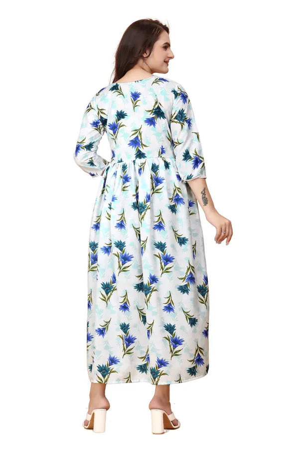 Women_Blue_Crepe_Floral_Print_V-Neck_Aliya_Cut_Dress