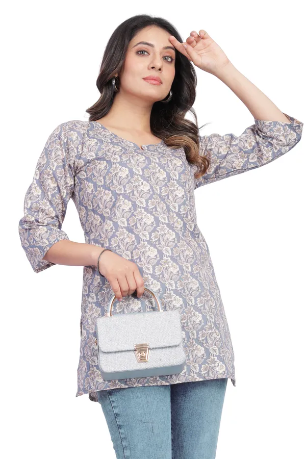 Women_Jaipuri_Cotton_Printed_Short_Kurta_Top