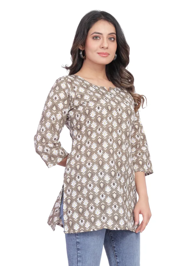 Women_Jaipuri_Cotton_Printed_Short_Kurta_Top