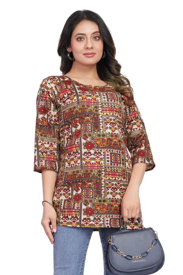Women_Jaipuri_Cotton_Printed_Short_Kurta_Top