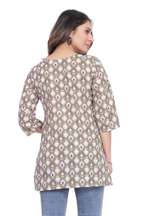 Women_Jaipuri_Cotton_Printed_Short_Kurta_Top