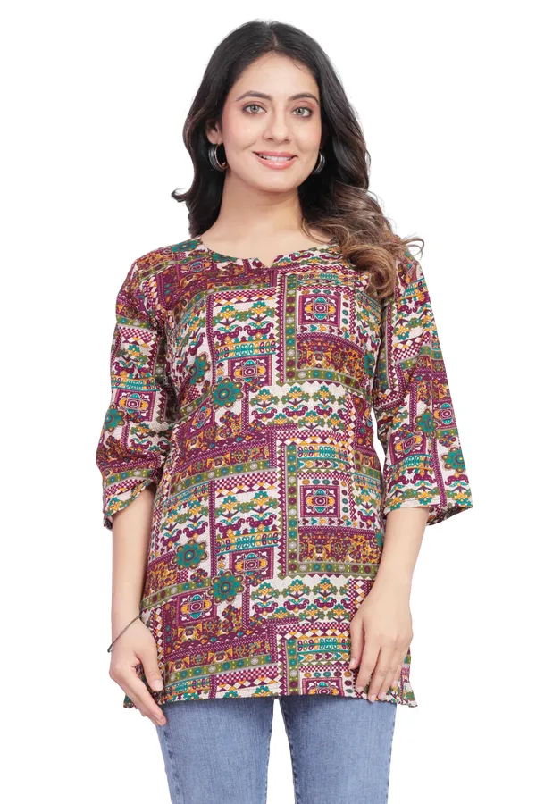 Women_Jaipuri_Cotton_Printed_Short_Kurta_Top