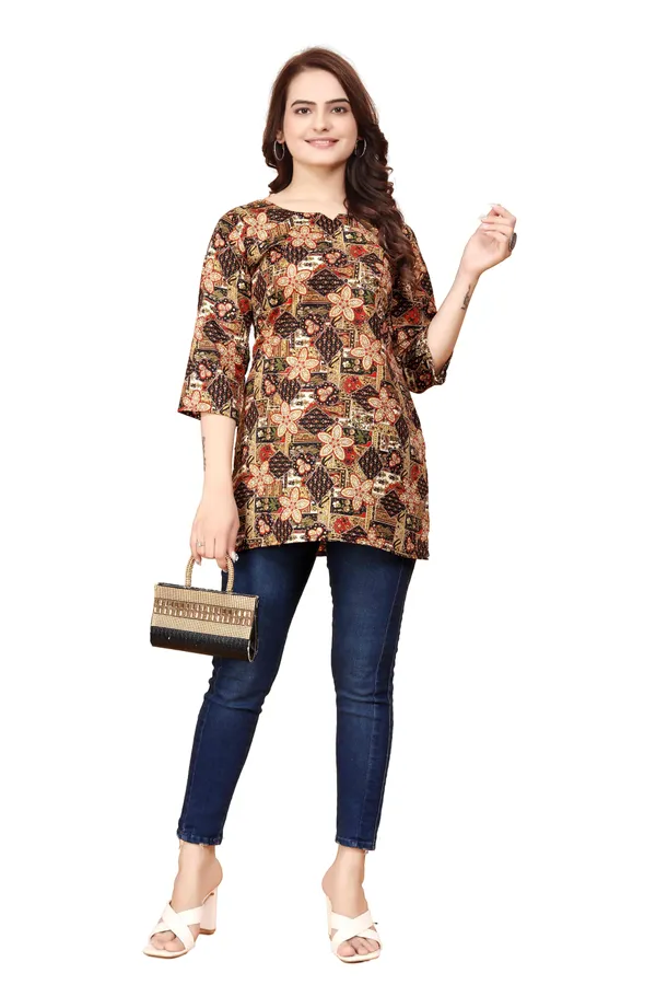 Women_Jaipuri_Cotton_Printed_Short_Kurta_Top