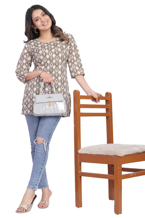 Women_Jaipuri_Cotton_Printed_Short_Kurta_Top