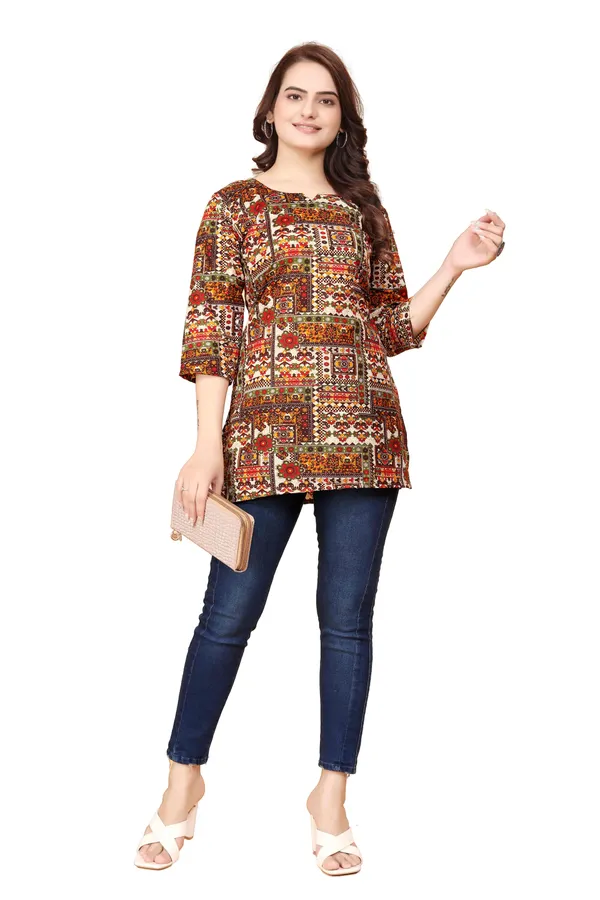 Women_Jaipuri_Cotton_Printed_Short_Kurta_Top