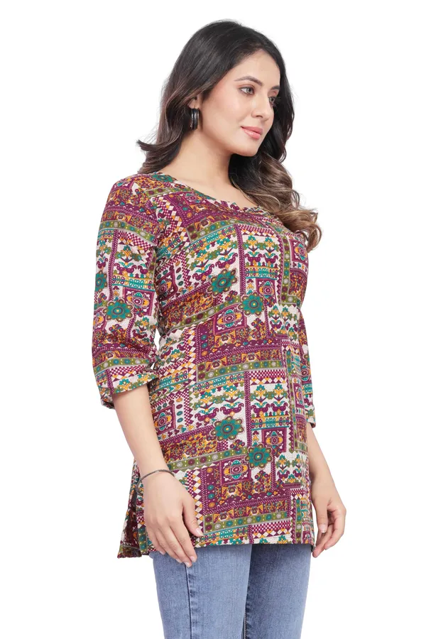 Women_Jaipuri_Cotton_Printed_Short_Kurta_Top