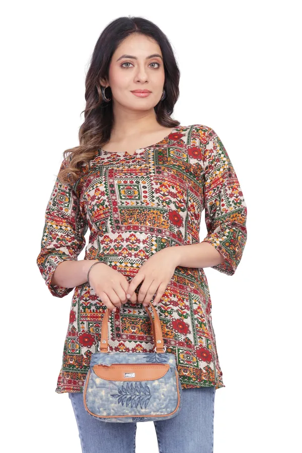 Women_Jaipuri_Cotton_Printed_Short_Kurta_Top