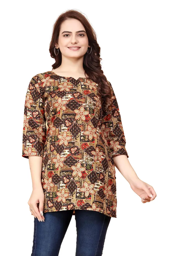 Women_Jaipuri_Cotton_Printed_Short_Kurta_Top