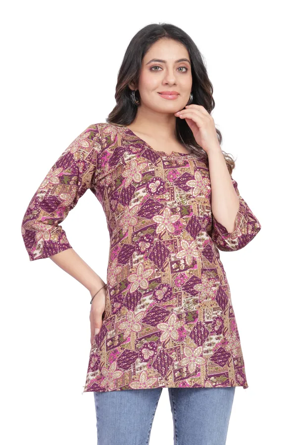 Women_Jaipuri_Cotton_Printed_Short_Kurta_Top