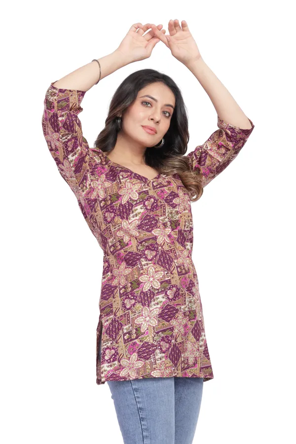 Women_Jaipuri_Cotton_Printed_Short_Kurta_Top