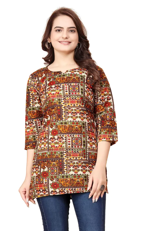 Women_Jaipuri_Cotton_Printed_Short_Kurta_Top
