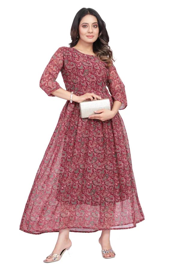 Women_Maxi_Length,_Fit_And_Flare_&_A-line_Georgette_Dress
