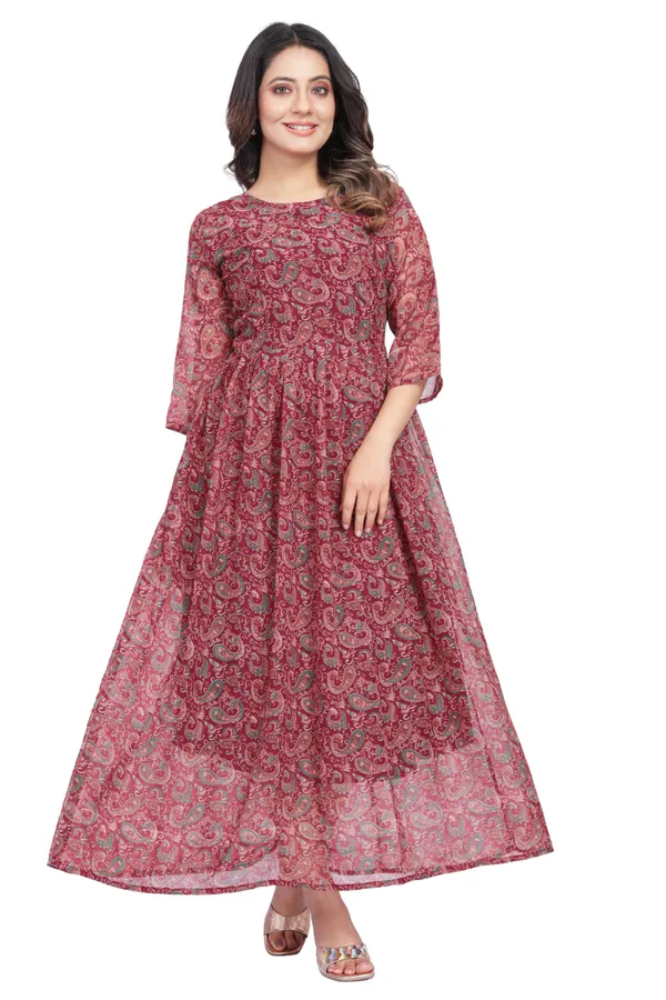 Women_Maxi_Length,_Fit_And_Flare_&_A-line_Georgette_Dress