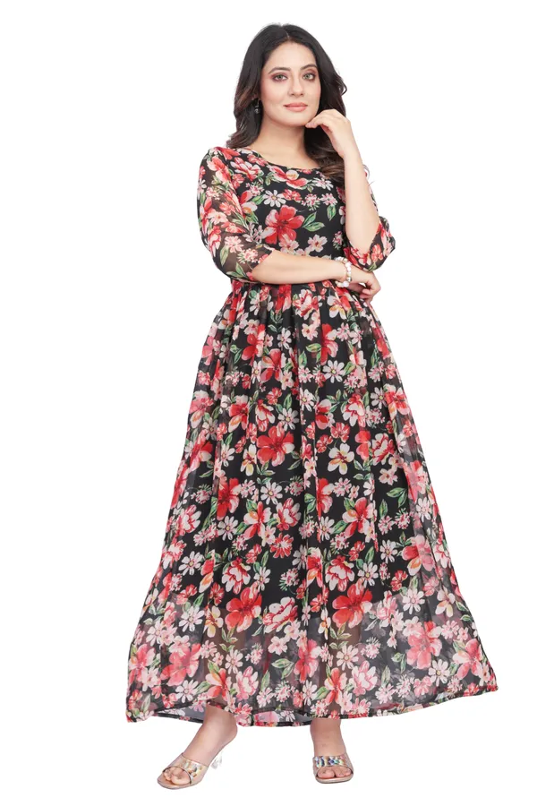 Women_Maxi_Length,_Fit_And_Flare_&_A-line_Georgette_Dress
