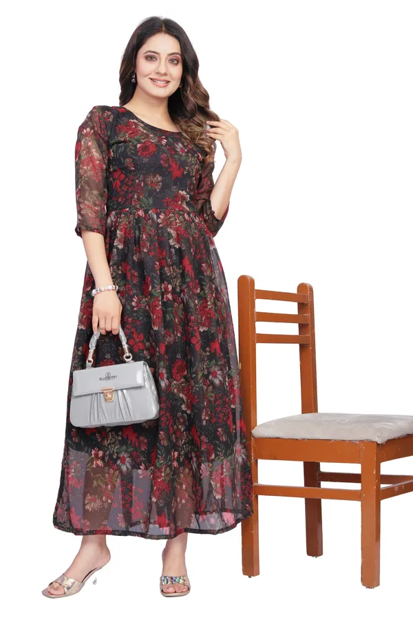 Women_Maxi_Length,_Fit_And_Flare_&_A-line_Georgette_Dress