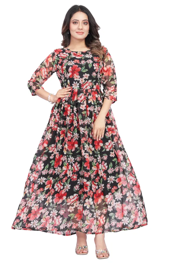 Women_Maxi_Length,_Fit_And_Flare_&_A-line_Georgette_Dress