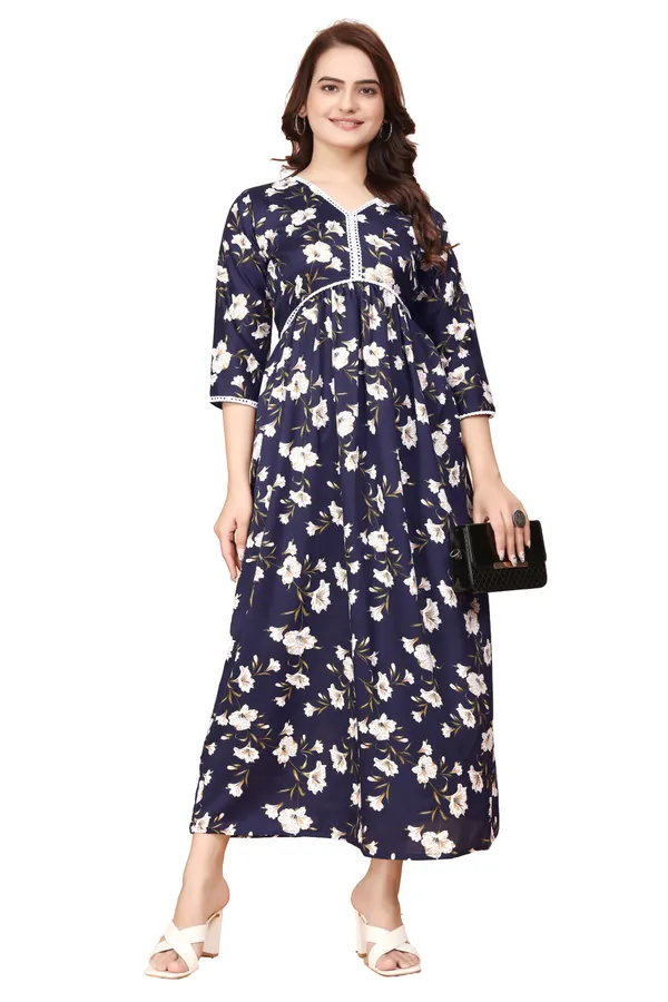 Women_Navy_Blue_Crepe_Floral_Print_V-Neck_Aliya_Cut_Dress